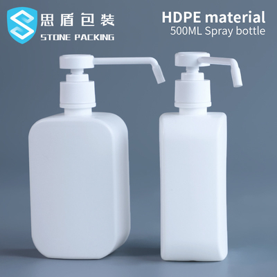 Bouteilles en plastique acides de jet d'ANIMAL FAMILIER de pompe gravure à l'eau forte 500ml pour le liquide propre