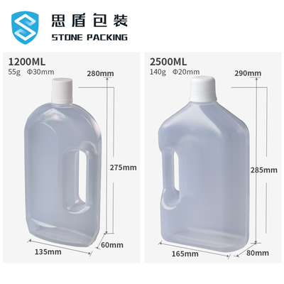 Le plastique 750ml vide met 241*218*195mm en bouteille