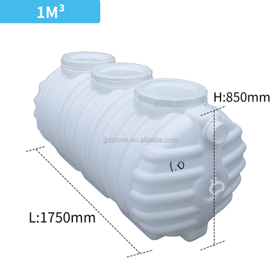l'eau en plastique de HDPE septique de stockage de 850*1750mm rv réservoir 1800mm 1850mm 1950mm