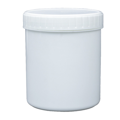 Pot 1L en plastique noir blanc de 12*140mm avec l'ODM d'OEM de couvercle de vis