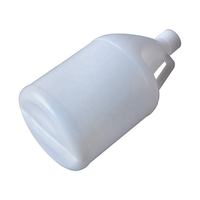 Rond translucide du HDPE 3.8L conteneurs chimiques de 1 gallon avec la poignée